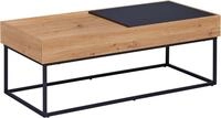 Inter Link Couchtisch "Filora, Sofatisch mit Stauraum, modernes Metallgestell