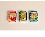 Lunchbox MEPAL "Obst- und Bentobox Spiderman Campus 300 & 750 ml blau-rot", bunt