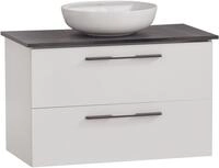 Schildmeyer Waschtisch "Maxim, Mattwei&szlig; + Marmor" 3 Stk. tlg. Made in Germany