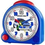 Kinderwecker JACQUES FAREL "Polizeitauto, AVC 05POL", blau, Wecker, Kinder, Uhr