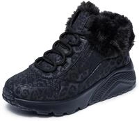 Skechers Winterboots "UNO LITE" Schn&uuml;rboots mit Rei&szlig;verschluss, Gr&ouml;&szlig;enschablone