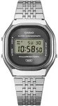 Chronograph CASIO VINTAGE, silber (edelstahlfarben, grau), Armbanduhren, Herren,