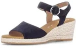 Keilsandalette GABOR "Keilsandalette", Damen, Gr. 37, blau, Schuhe
