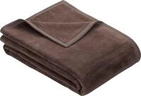 IBENA Wohndecke "Berlin" Hochwertige Konfektion mit Markenpatch, Kuscheldecke