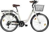 LLobe "City E-Bike 26" Mando beige" 6 Gang Shimano Tourney Schaltwerk Kettenschaltung