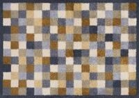 Turtle Mat Fu&szlig;matte "und L&auml;ufer Neutral Squares" rechteckig 9 mm H&ouml;he