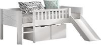 Vipack Spielbett "Scott mit niedriger Einstiegsh&ouml;he inkl. Leiter, Rutsche und