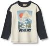 Longsleeve WHEAT "WHEAT T-shirt L/S Beck", M&auml;dchen, Gr. 110, eggshell, 100%