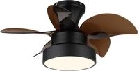 GLOBO LIGHTING Deckenleuchte "KARI", schwarz matt, &Oslash; 58cm H: 27cm, 1 Stk.,...