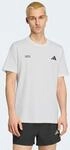Laufshirt ADIDAS PERFORMANCE "M RUN ESS G T", Herren, Gr. 3XL, wei&szlig;, Obermaterial:
