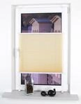 Plissee LIEDECO "Klemmfix" Gr. 5, beige, B:90cm H:150cm, Obermaterial: 100%