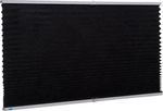 Plissee K-HOME "Klemmfix Pisa" Gr. 2, grau (anthrazit), B:50cm H:130cm, Obermaterial: