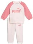 PUMA Trainingsanzug "MINICATS ESS RAGLAN CREW SET FL INF" 2 tlg. 2-teilig, mit