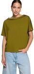 T-Shirt ZERO "Damen mit U-Boot-Ausschnitt", Damen, Gr. 42, gr&uuml;n (fir gr&uuml;n), Satin,