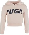 MisterTee Hoodie "MisterTee Damen Kids NASA Cropped Hoody", 1 Stk.