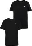 T-Shirt CHAMPION, Jungen, Gr. XXL (176), nbk, nbk, ns, Jersey, Obermaterial: 100%