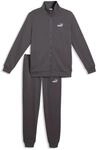 Trainingsanzug PUMA "ESS SWEAT SUIT FL", Herren, Gr. S, grau (moody gray), Fleece,