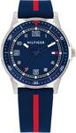 Quarzuhr TOMMY HILFIGER "KIDS", blau (dunkelblau, rot), Armbanduhren, Kinder,
