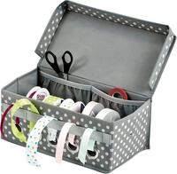 Zeller Present Aufbewahrungsbox (Geschenkband-Organizer, aus Polyester