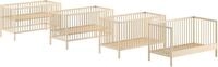 Vipack Babybett "Dino 70/140 mit 3-fach verstellb. Lattenrost, inkl. 3