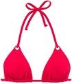 Triangel-Bikini-Top S.OLIVER "Beverly", Damen, Gr. 40, Cup A/B, rot,