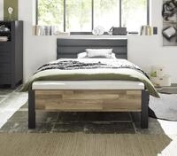 Begabino Bettgestell "Dallas Bett, Jugendbett mit gepolstertem Kopfteil"...