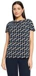 Kurzarmshirt BETTY BARCLAY "Damen mit Wasserfallausschnitt", Damen, Gr. 36,
