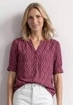 Kurzarmbluse STREET ONE, Damen, Gr. 34, blush berry, Web, Obermaterial: 100% Viskose,