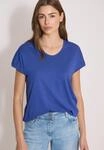 V-Shirt CECIL, Damen, Gr. L (42), blau (deep river blau), Stoff, 50% Modal, 50%