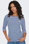 3/4-Arm-Shirt ONLY "ONLFIFI LIFE 3/4 PRINTED TOP CS JRS", Damen, Gr. M, cloud dancer