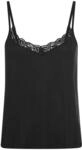 Pyjamaoberteil LASCANA, Damen, Gr. 40/42, blau (schwarz), Single Jersey,