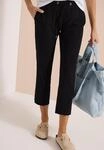 Stoffhose CECIL, Damen, Gr. XXL, L&auml;nge 26, schwarz, Web, 66% Baumwolle, 30%