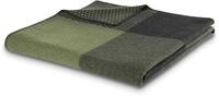 Biederlack Wohndecke "Plaid Frame green" exquisite Kuscheldecke aus reiner