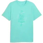 Trainingsshirt PUMA "M X HYROX CLOUDSPUN THERMOADAPT TEE", Jungen, Gr. S, blau