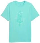 Trainingsshirt PUMA "M X HYROX CLOUDSPUN THERMOADAPT TEE", Jungen, Gr. S, blau