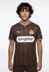 Fu&szlig;balltrikot PUMA "FCSP HOME JERSEY REPLICA", Herren, Gr. S, schwarz (espresso