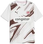 Fu&szlig;balltrikot PUMA "FCSP AWAY JERSEY REPLICA JR", Jungen, Gr. 128, braun (puma