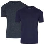 Unterhemd REEBOK "Clancy", Herren, Gr. S, N-Gr, blau (grau lila), Stoff,