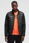 Outdoorjacke CAMP DAVID, Herren, Gr. XL, schwarz, Softshell, Material Vorderteil: