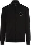 Sweatjacke "BT-SCRIPT STACK STAND COLLAR", Jungen, Gr. XXL, schwarz, Sweatware,