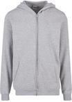 Sweatjacke URBAN CLASSICS "Urban Classics Basic Essential Zip Hoody", Herren,...