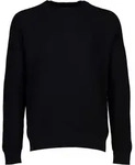 Strickpullover LINDBERGH "Strickpullover Relaxed Fit", Herren, Gr. S, schwarz,