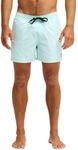Boardshorts QUIKSILVER "Everyday Solid Volley 15", Herren, Gr. L, blau light,