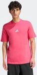 T-Shirt ADIDAS SPORTSWEAR "ESSENTIALS SMALL LOGO SINGLE JERSEY", Herren, Gr. M, pink