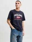 T-Shirt JACK & JONES "JJELOGO TEE SS O-NECK 2 COL AW26 SN", Herren, Gr. XXL, schwarz