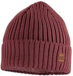 Strickm&uuml;tze MAXIMO, Jungen, Gr. 49, rosa (rosewood), Strick, Wolle, unifarben,