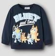 Sweatshirt NAME IT "NMMJUST BLUEY NREG SWEAT UNB NOOS SKY", Jungen, Gr. 92, navy
