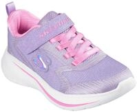 Sneaker SKECHERS "WAVE 92", M&auml;dchen, Gr. 28, lila (lavendel), Textil, Glitzer,