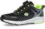 Sneaker DOCKERS BY GERLI, M&auml;dchen, Gr. 33, schwarz, grau, lime, Textil, Schuhe