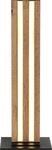GLOBO LIGHTING Tischleuchte "HAYDEN", braun (schwarz matt), 1, H: 50cm, 1 Stk.,